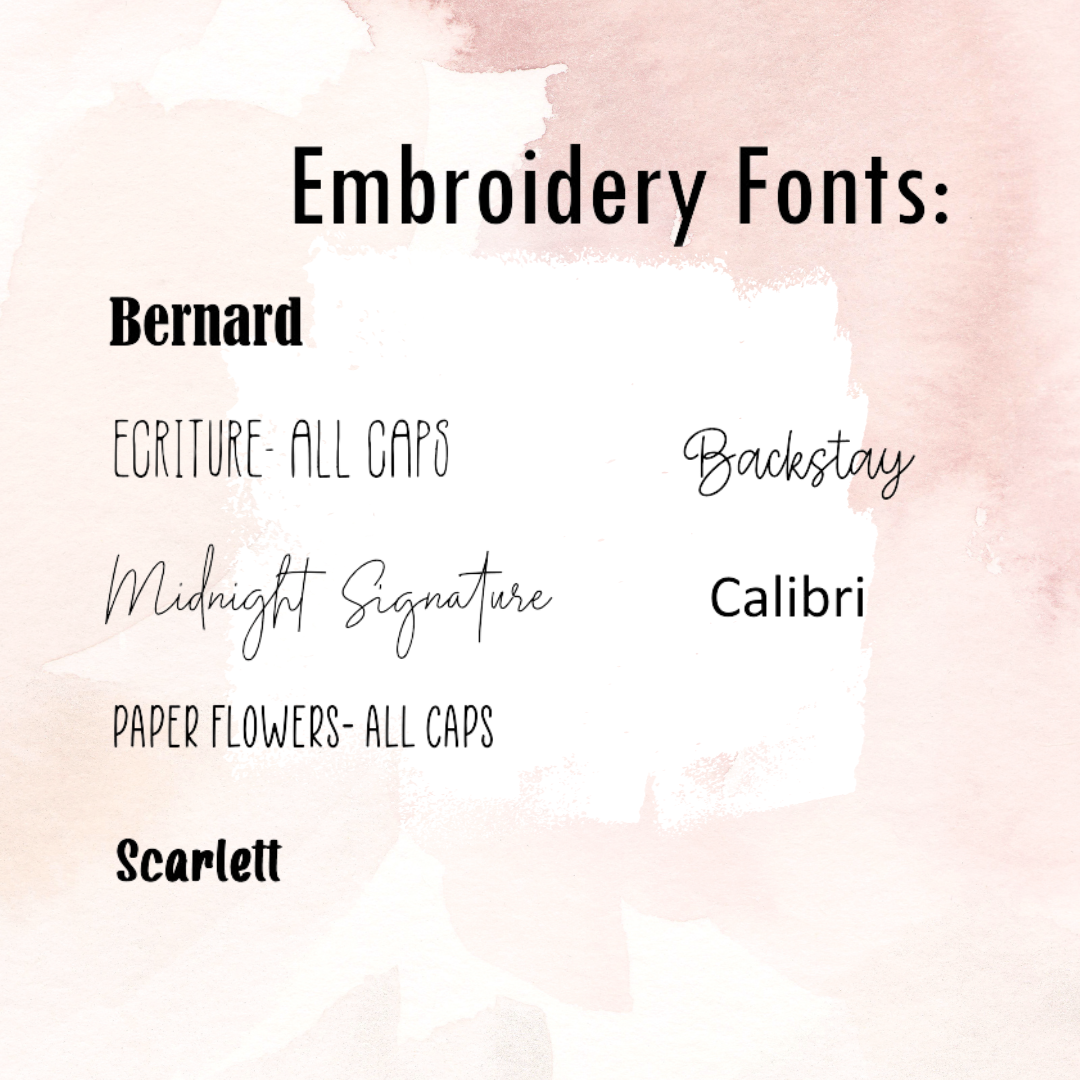 Custom embroidered sweatshirt