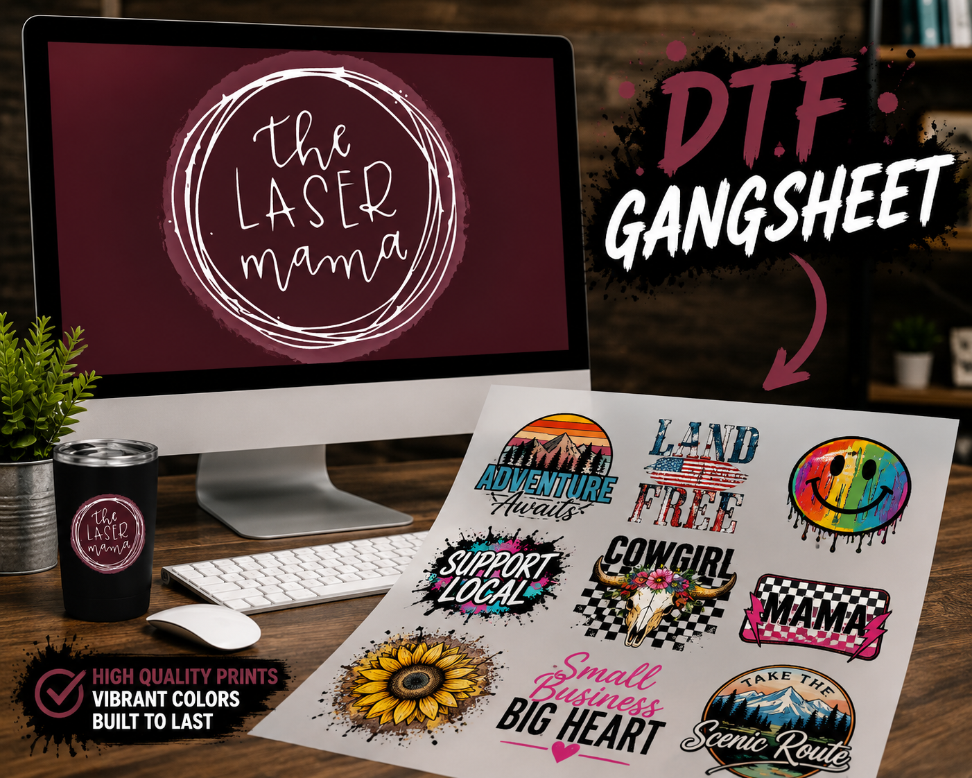 Custom DTF Gang Sheet builder