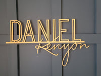 Name cutout